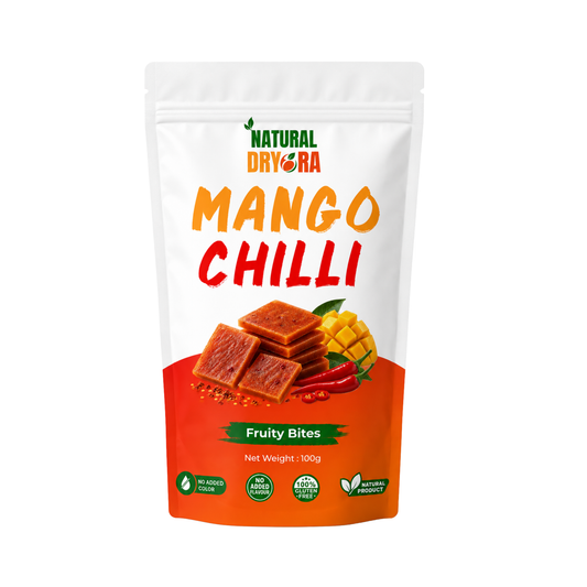 Mango Chilli Fruity Bites 100g  | Natural Dryora